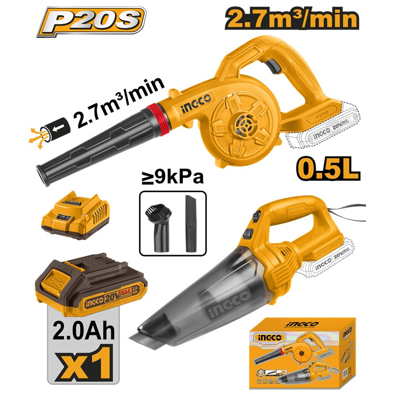 2 Pcs Blower & Vacuum Combo Set