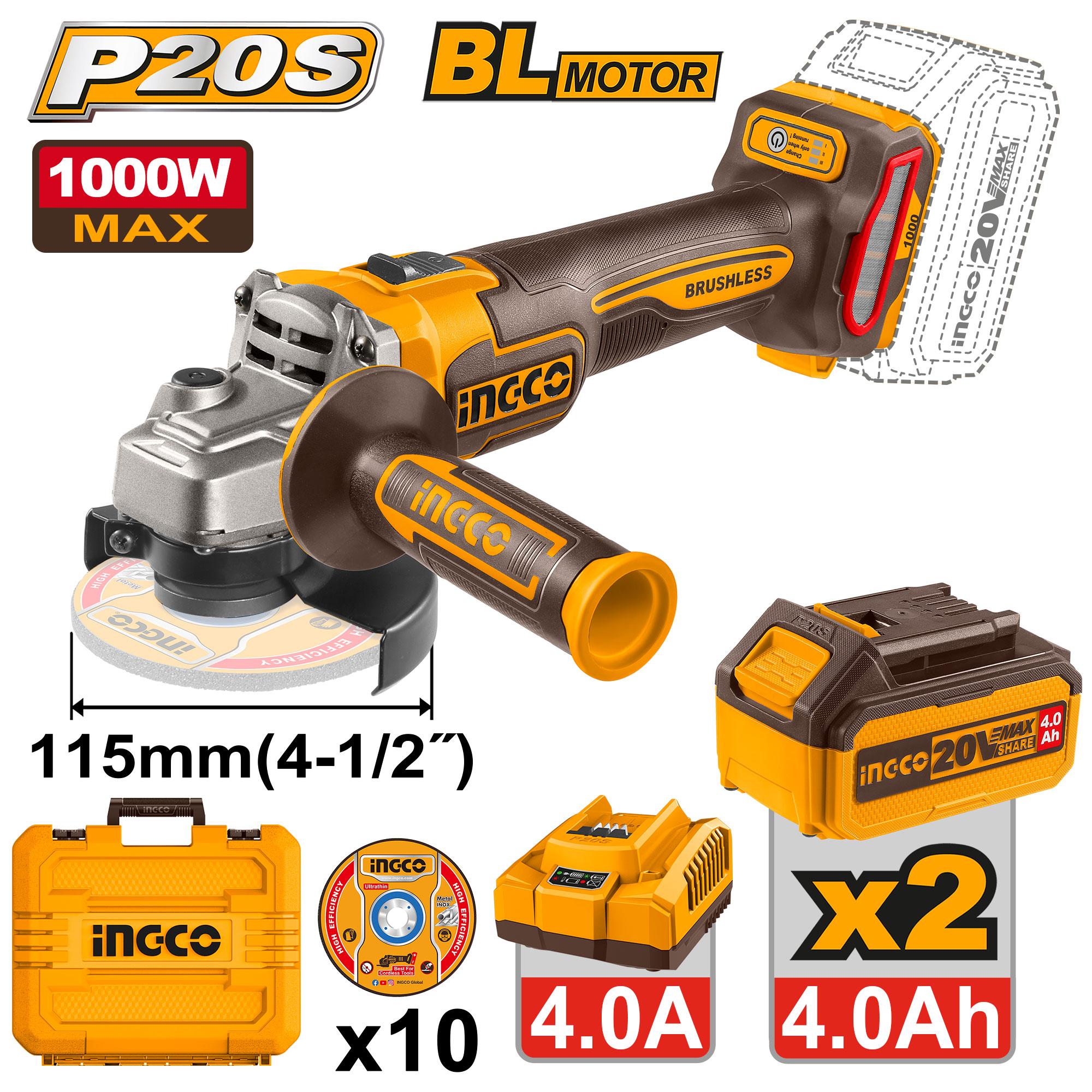Lithium-Ion Angle Grinder
