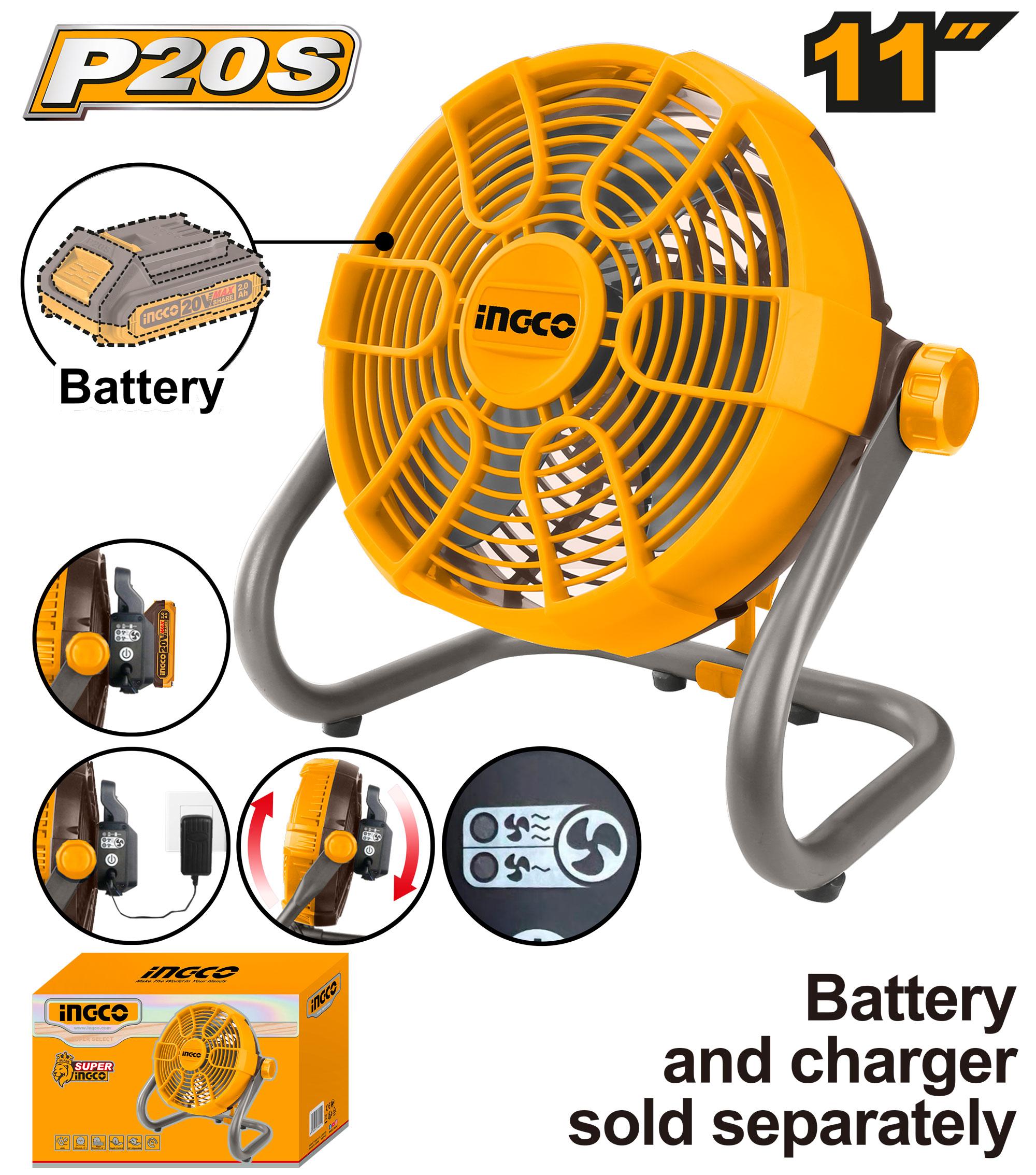 Lithium-Ion Fan