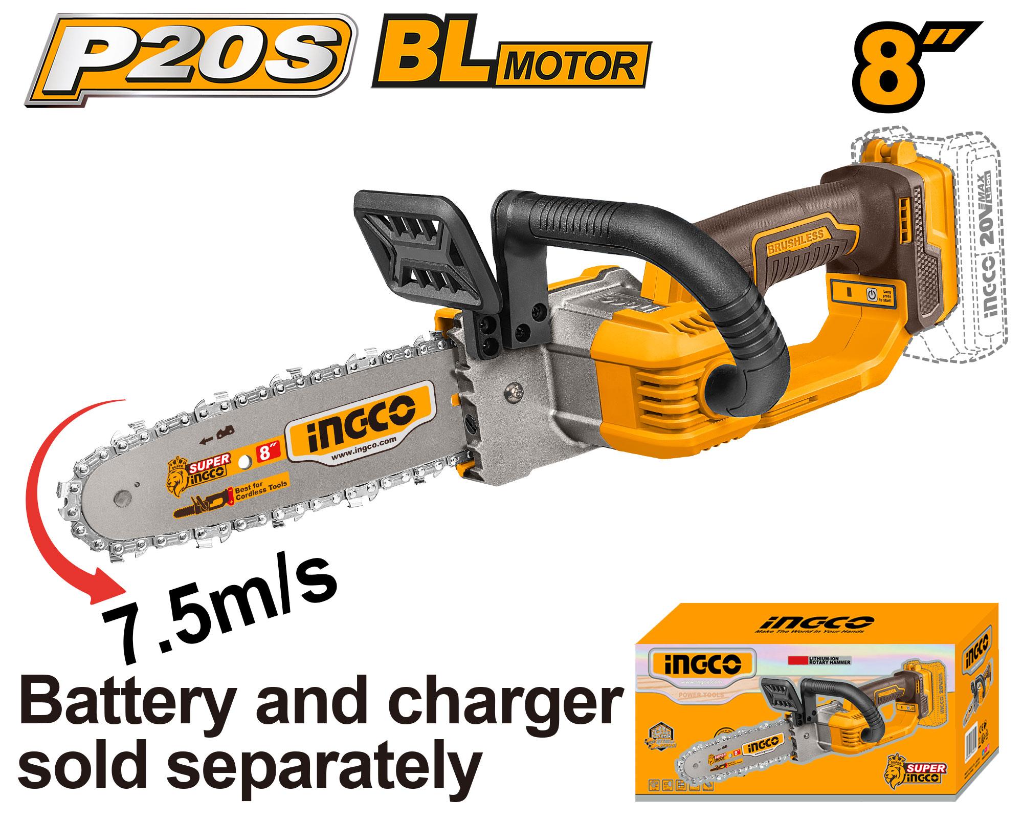 Cordless Chain Saw 8"