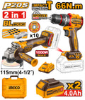 Cordless 2 Pcs Combo Kit