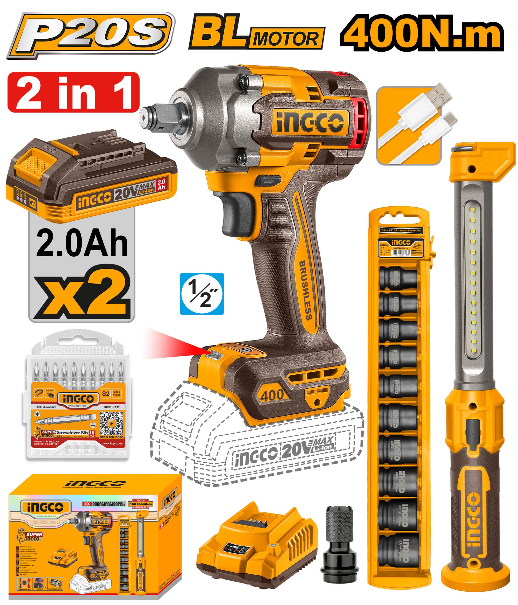 Lithium-Ion Cordless 2 Pcs Combo Kit