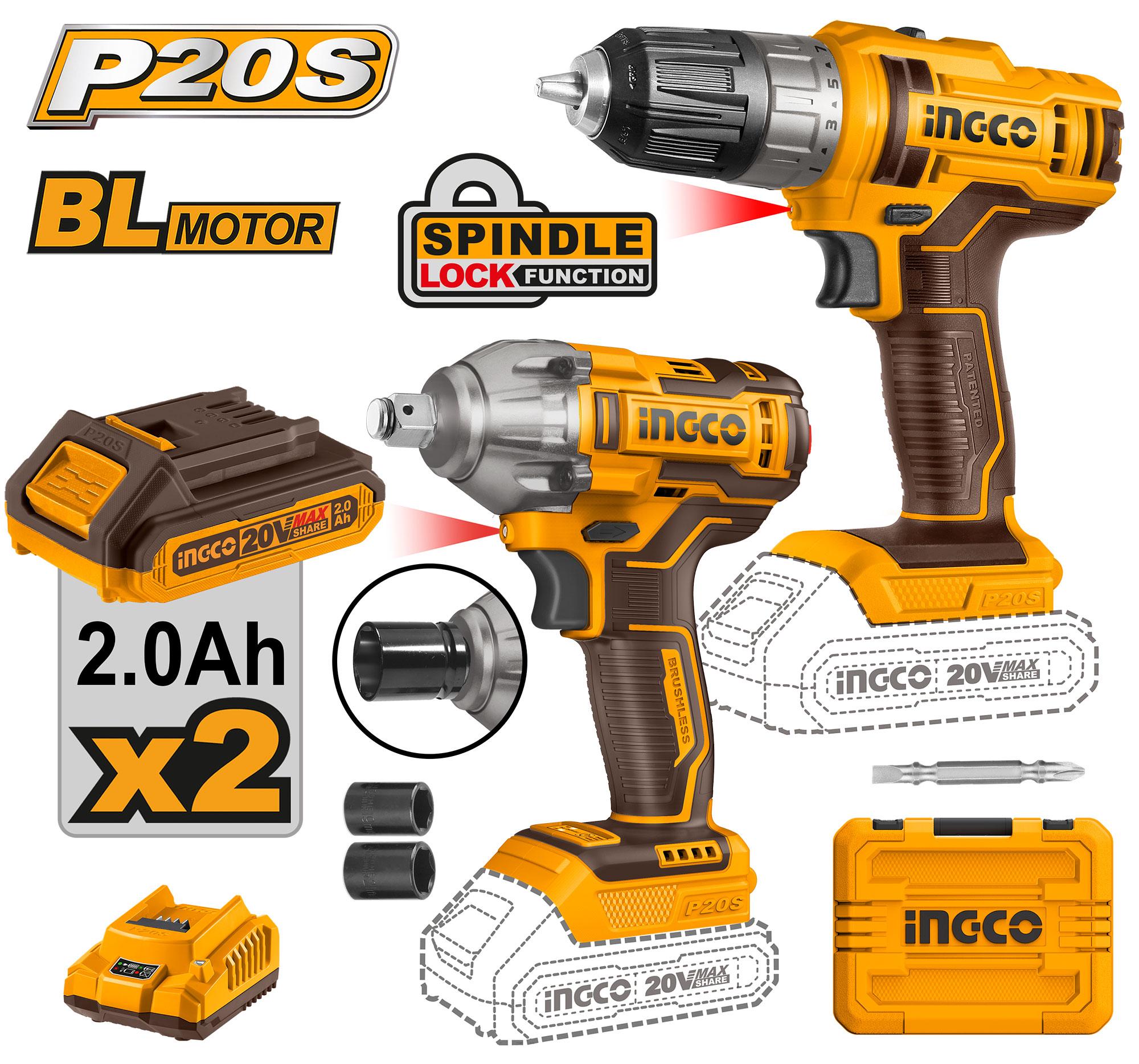 Cordless 2 Pcs Combo Kit