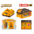 20V Lithium-Ion Battery & Charger Kit 4Ah