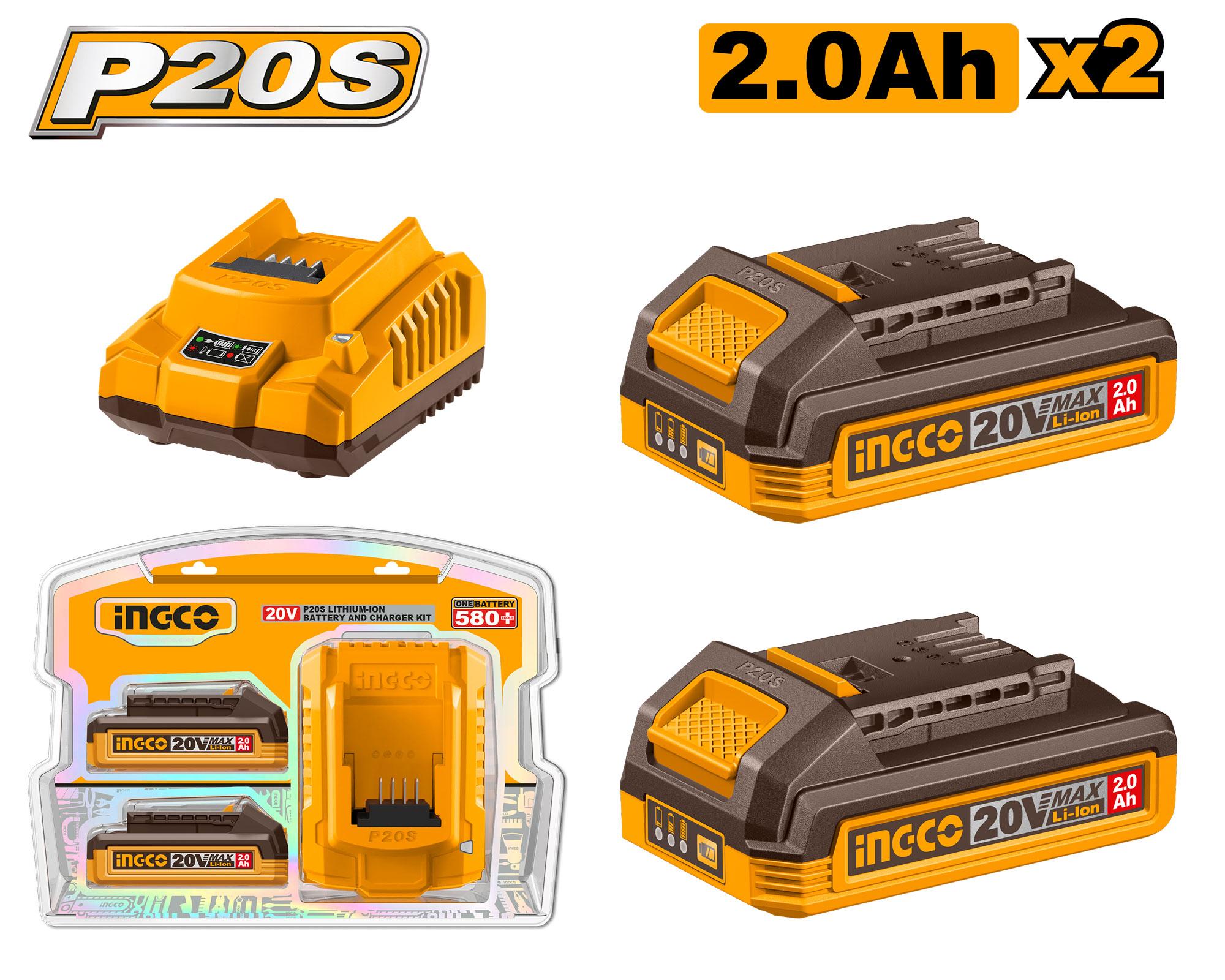 P20S Lithium-Ion Battery & Charger Kit