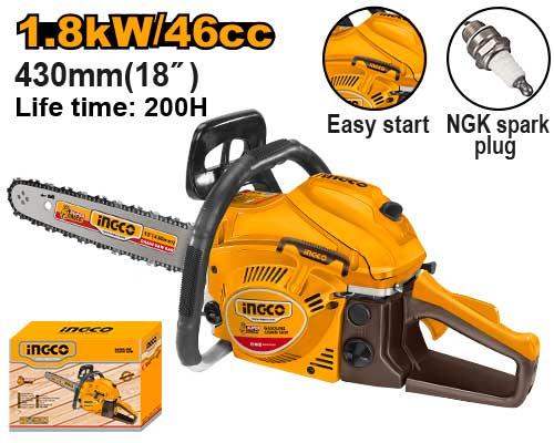 Gasoline Chain Saw 18"