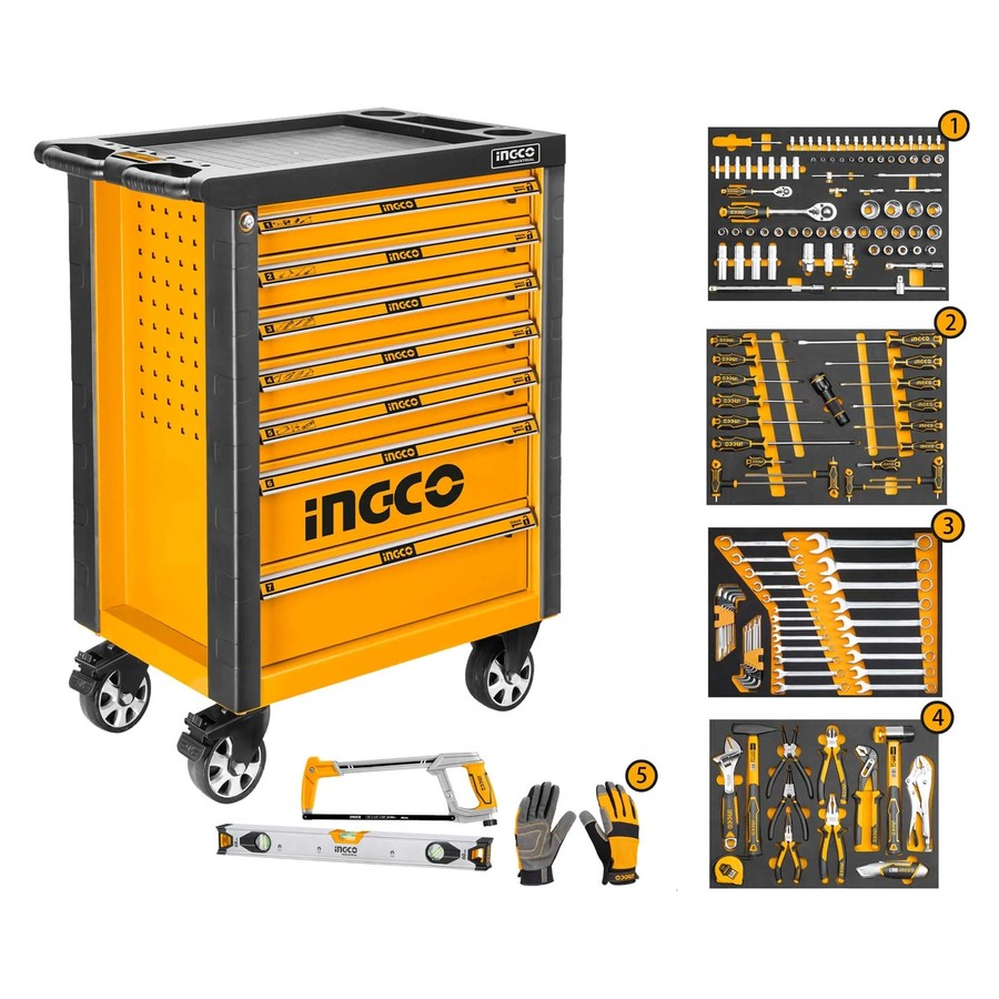 162 Pcs Chest Tool Set