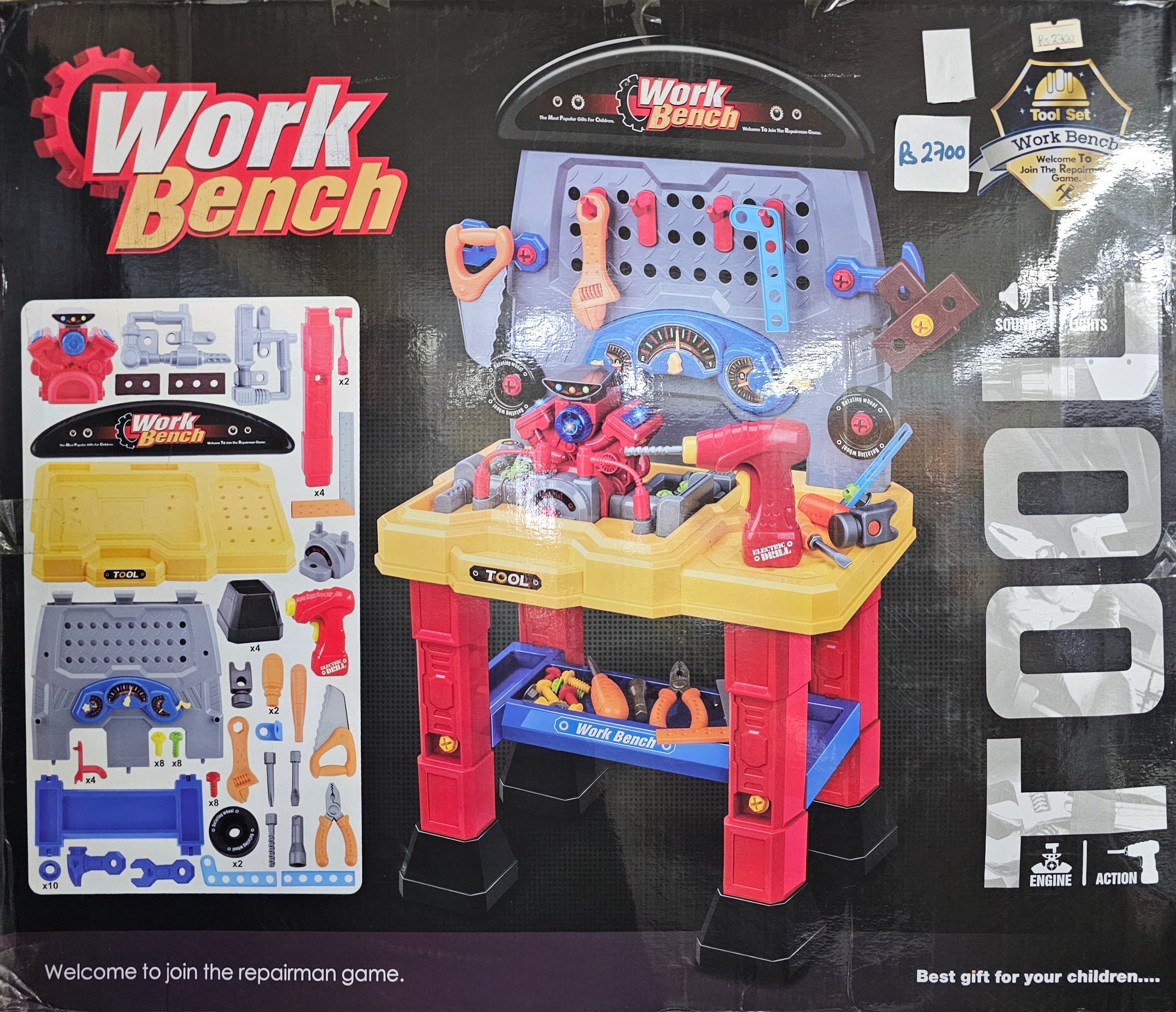 Tool Set Table Toy